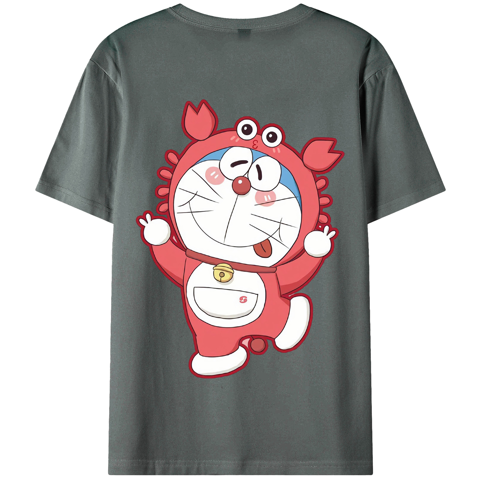 （画像用） ドラえもん Doraemon 綿100％半袖Tシャツ（背面プリント）